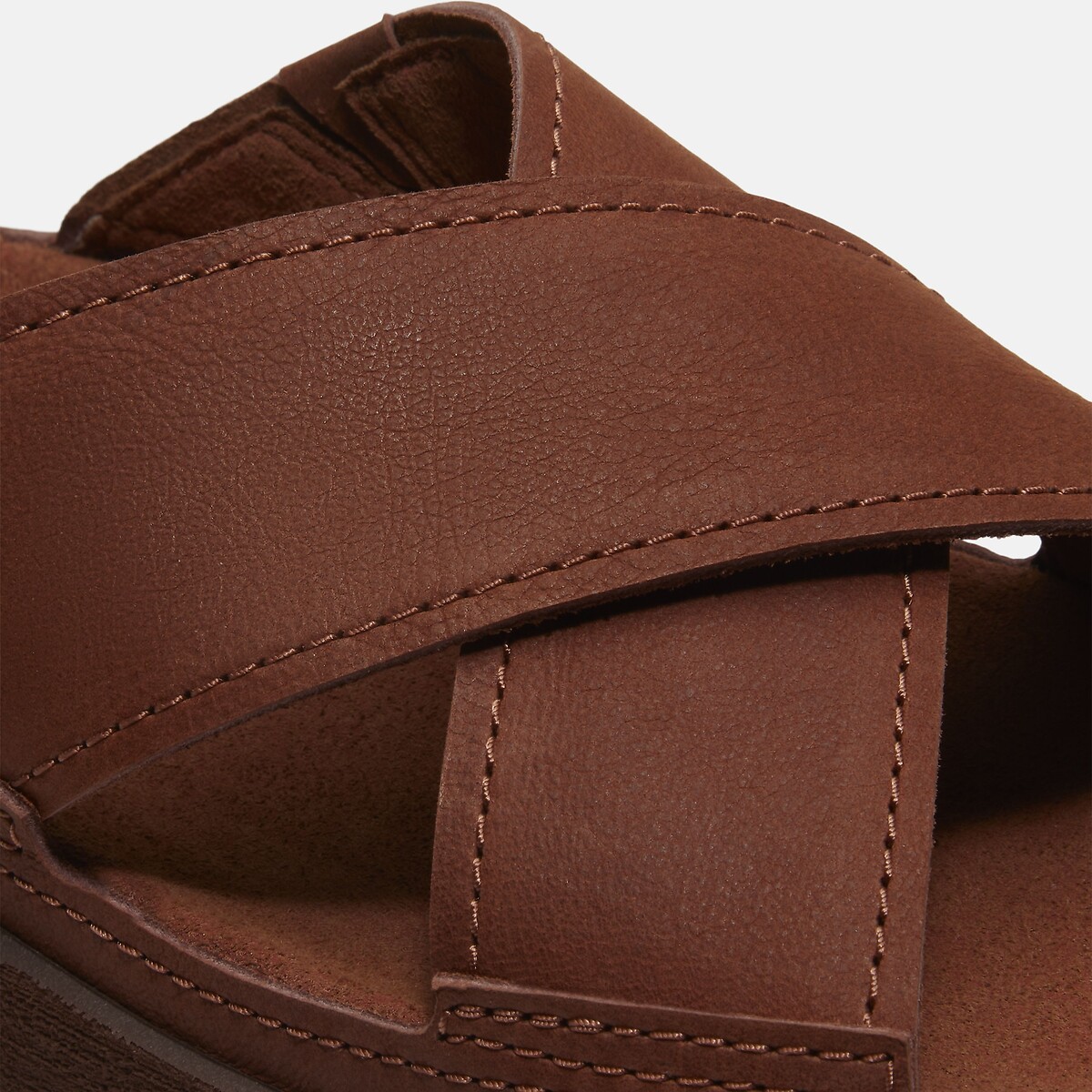 Casco Cove muiltjes met dubbel gekruiste bandjes kastanje, TIMBERLAND