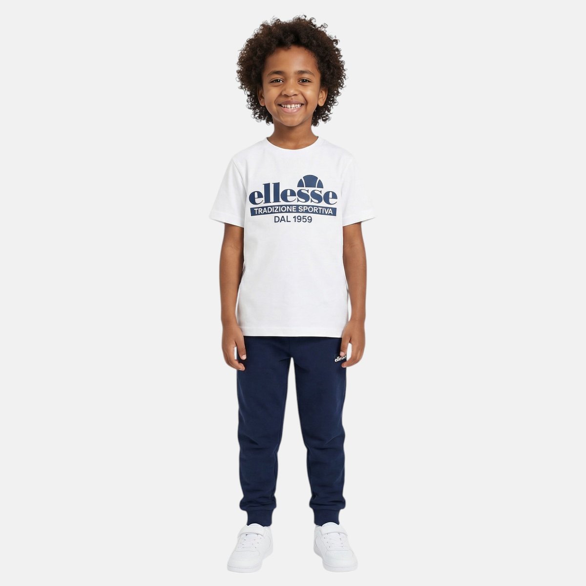 Lot de 2 t-shirts manches courtes et pantalon de jogging TEAM bleu marine, ELLESSE