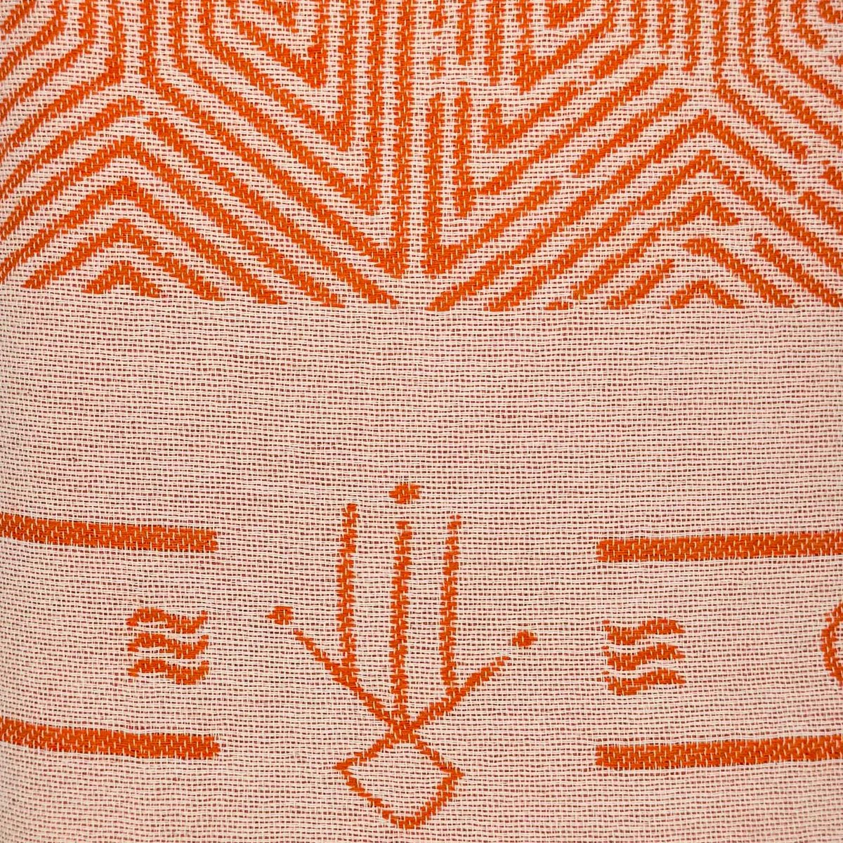 Fouta de plage réversible en coton recyclé 1x2 m Tenerife REVA COLLECTION orange, SEVIRA KIDS