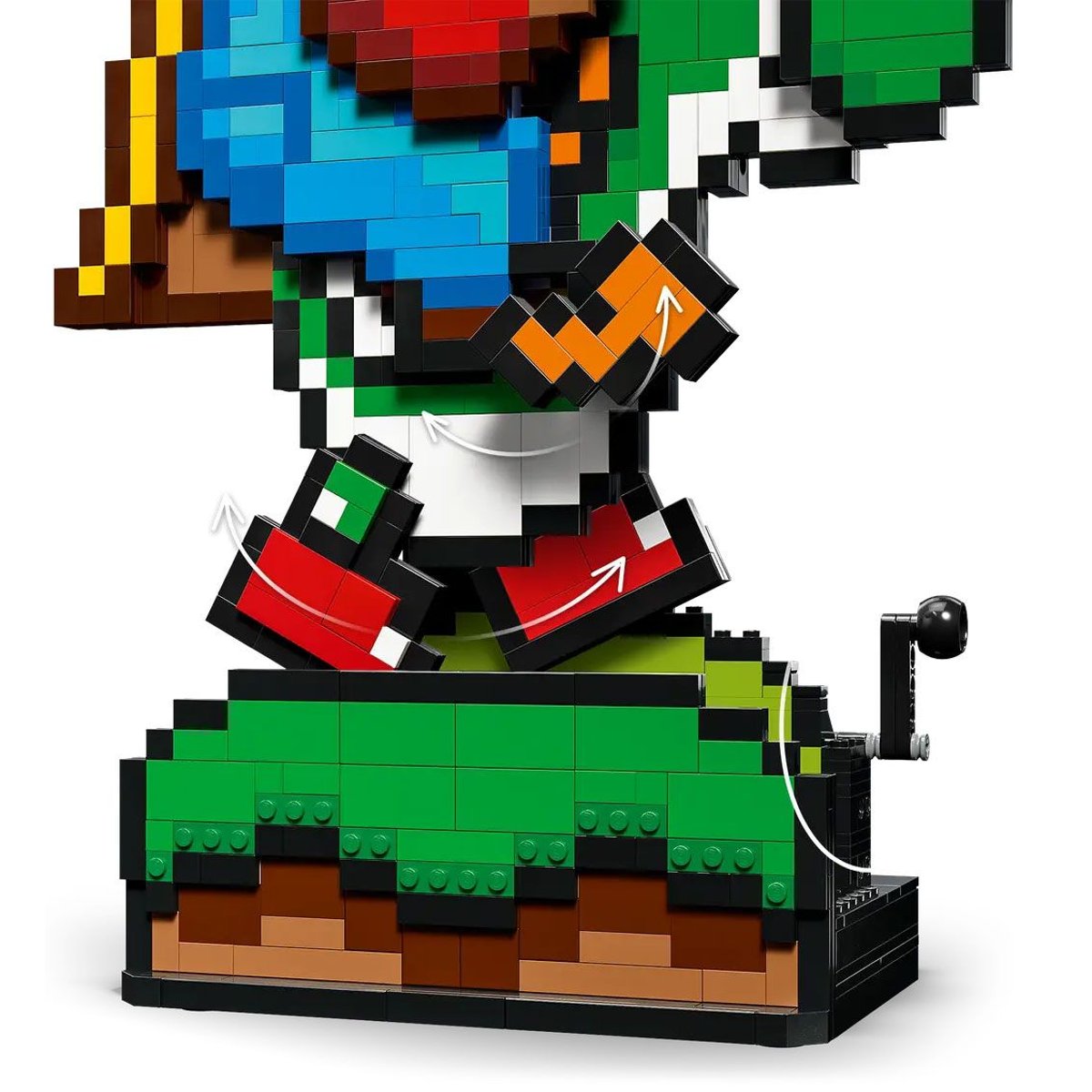 LEGO Super Mario - Set d'exposition Mario et Yoshi de Super Mario World - 71438 couleur unique, LEGO