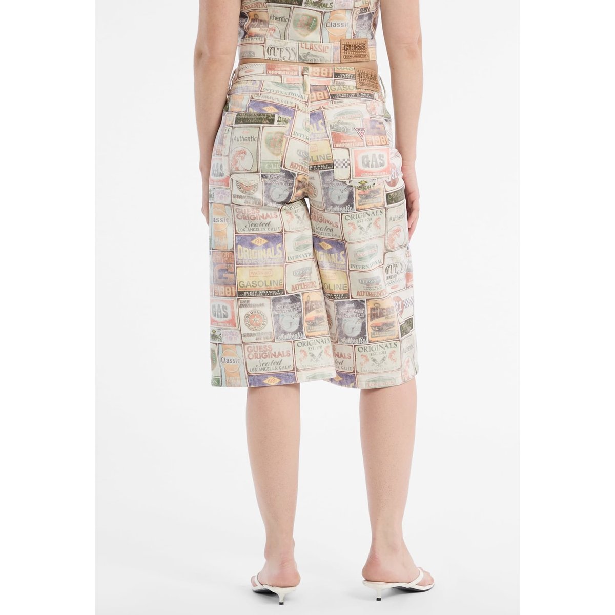 Bermuda En Jean fantaisie multicolore, GUESS JEANS