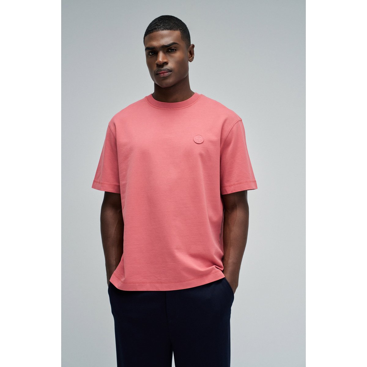 T-SHIRT AVEC BRANDING rose, SALSA JEANS