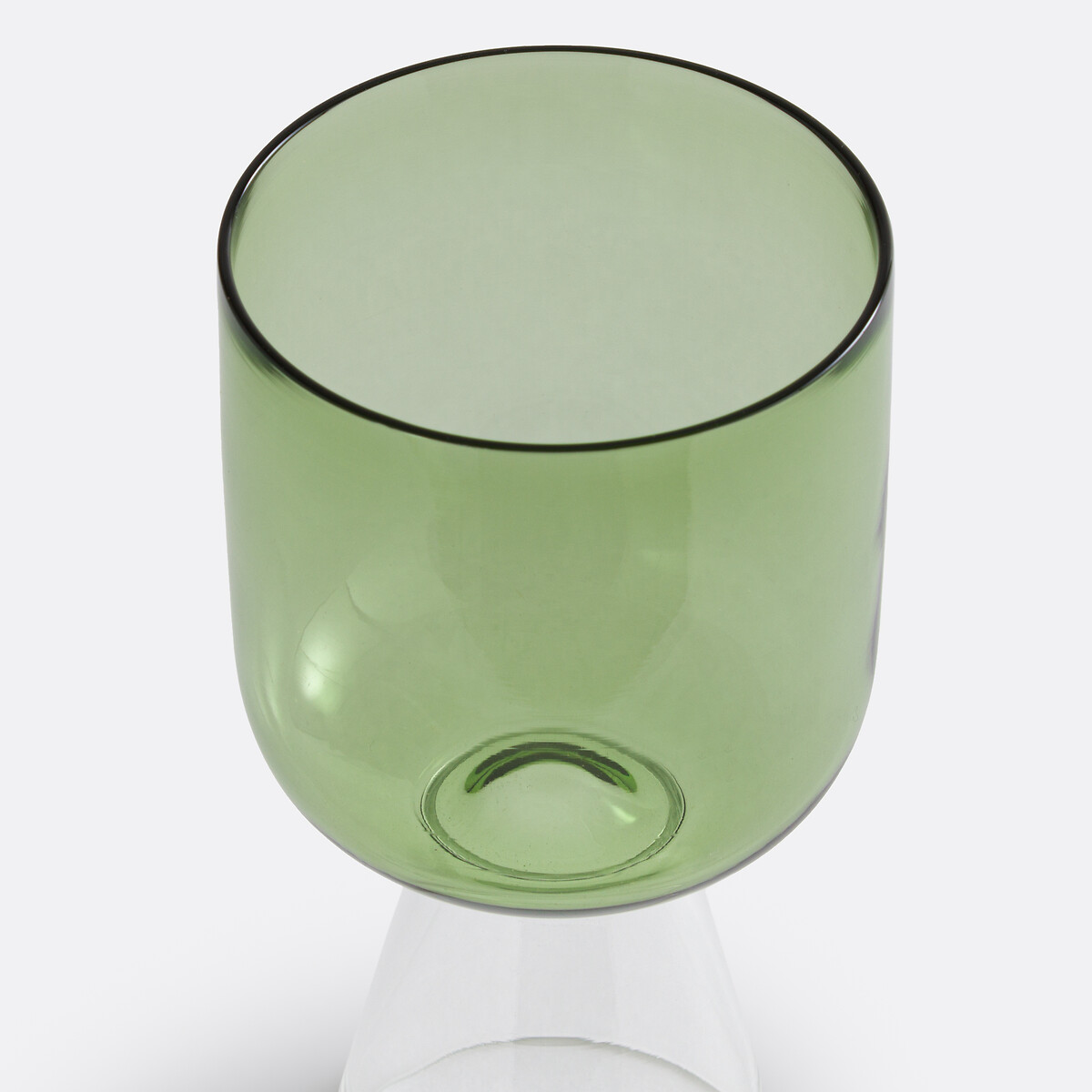 Lot 4 verres à pied en verre borosilicate, Tolla vert, LA REDOUTE INTERIEURS