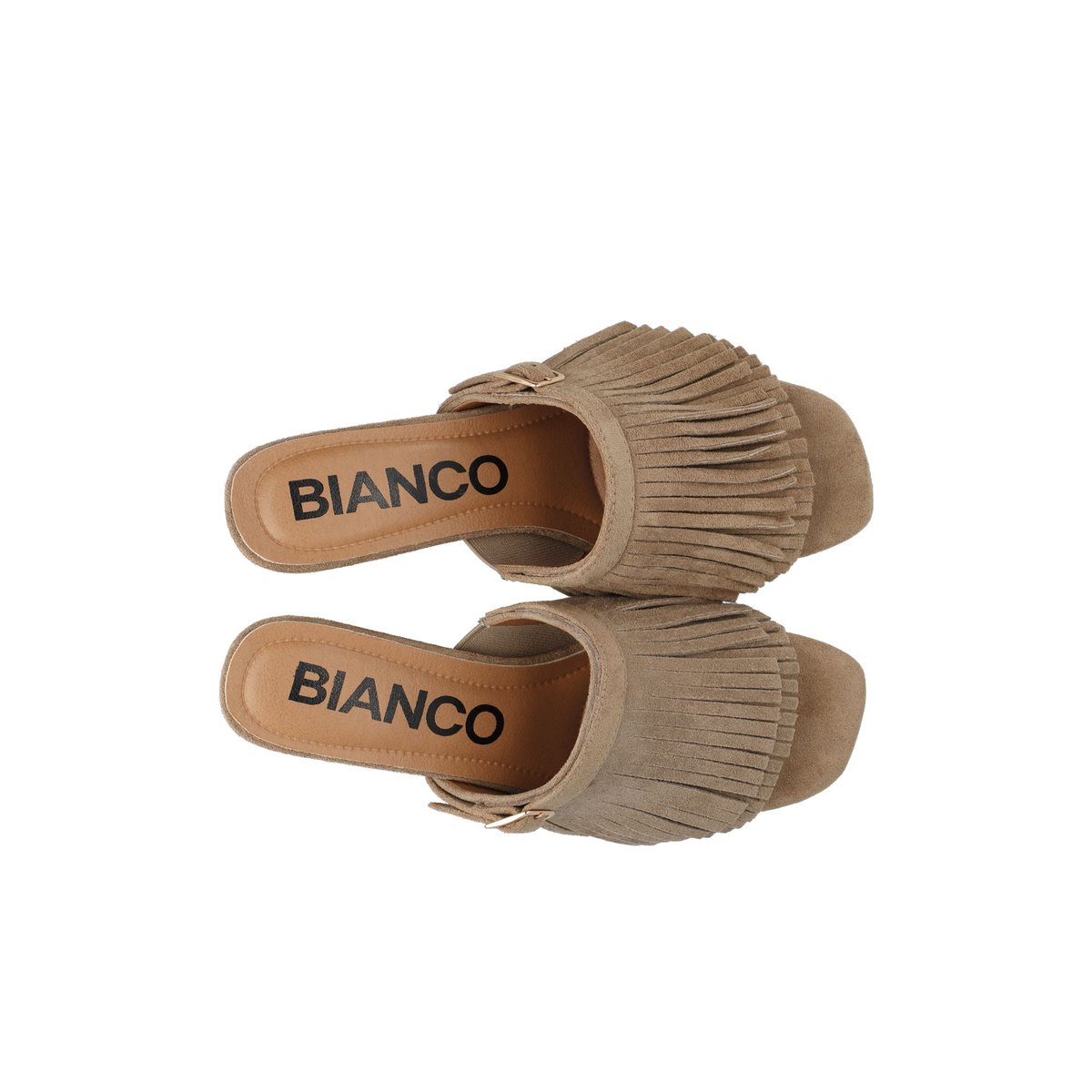 Mules À Talons sand, BIANCO