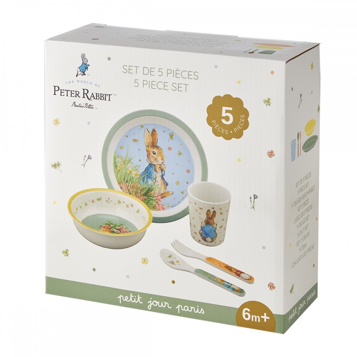 Coffret repas multicolore, PETIT JOUR PARIS