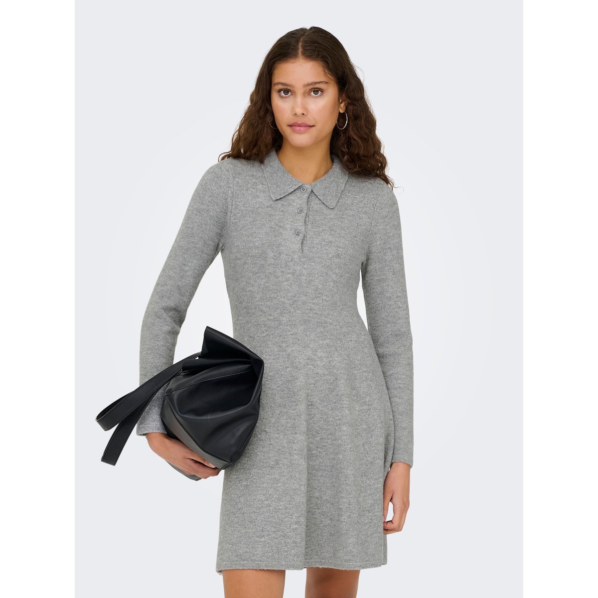 Robe En Maille grise - light grey melange, JDY