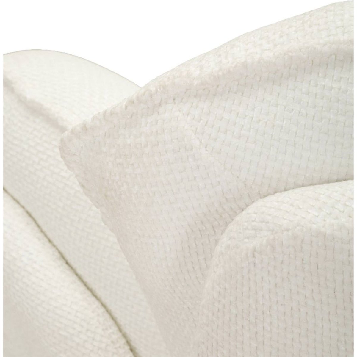 Fauteuil pivotant rétro enveloppant MODERN blanc, RECOLLECTION