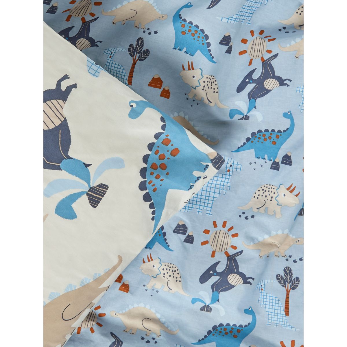 Housse de couette et taies, lot 2 bleu, NEXT