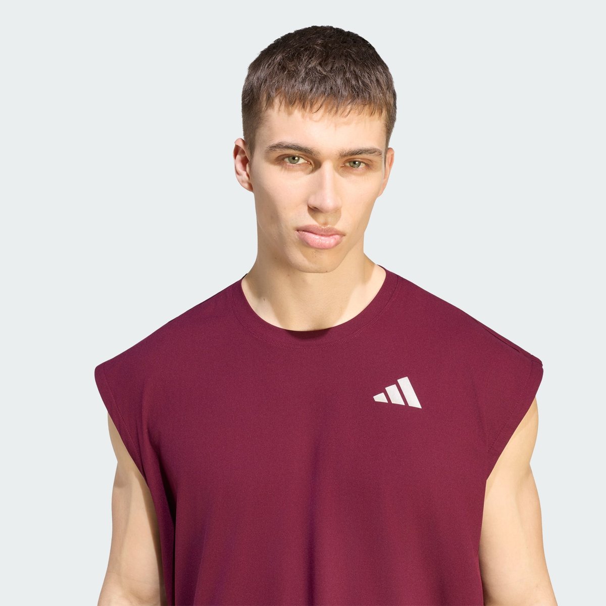 T-Shirt Sans Manches Oversize Tennis Climacool+ T-Shirt Sans Manches Oversize Tennis Climacool+ maroon, adidas Performance