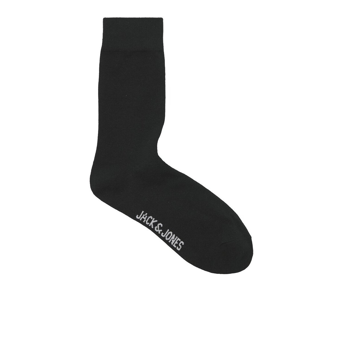 Lote de 3 pares de calcetines altos lisos negro + gris + camel, JACK & JONES