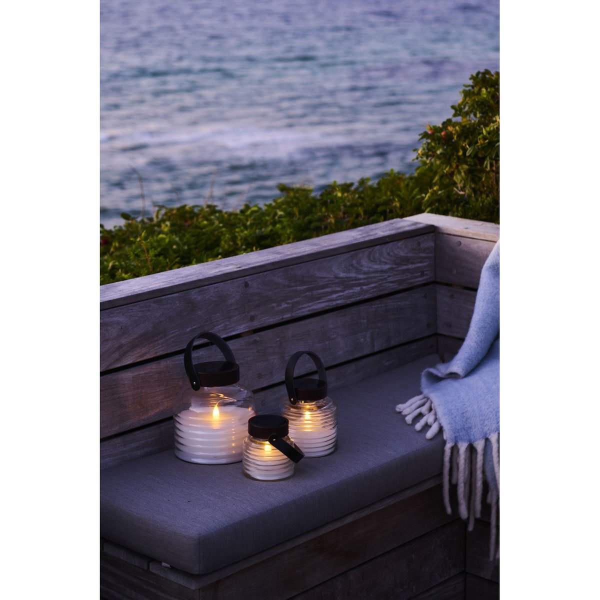 Lanterne Solaire LED Aston H 16cm marron, noir, SIRIUS