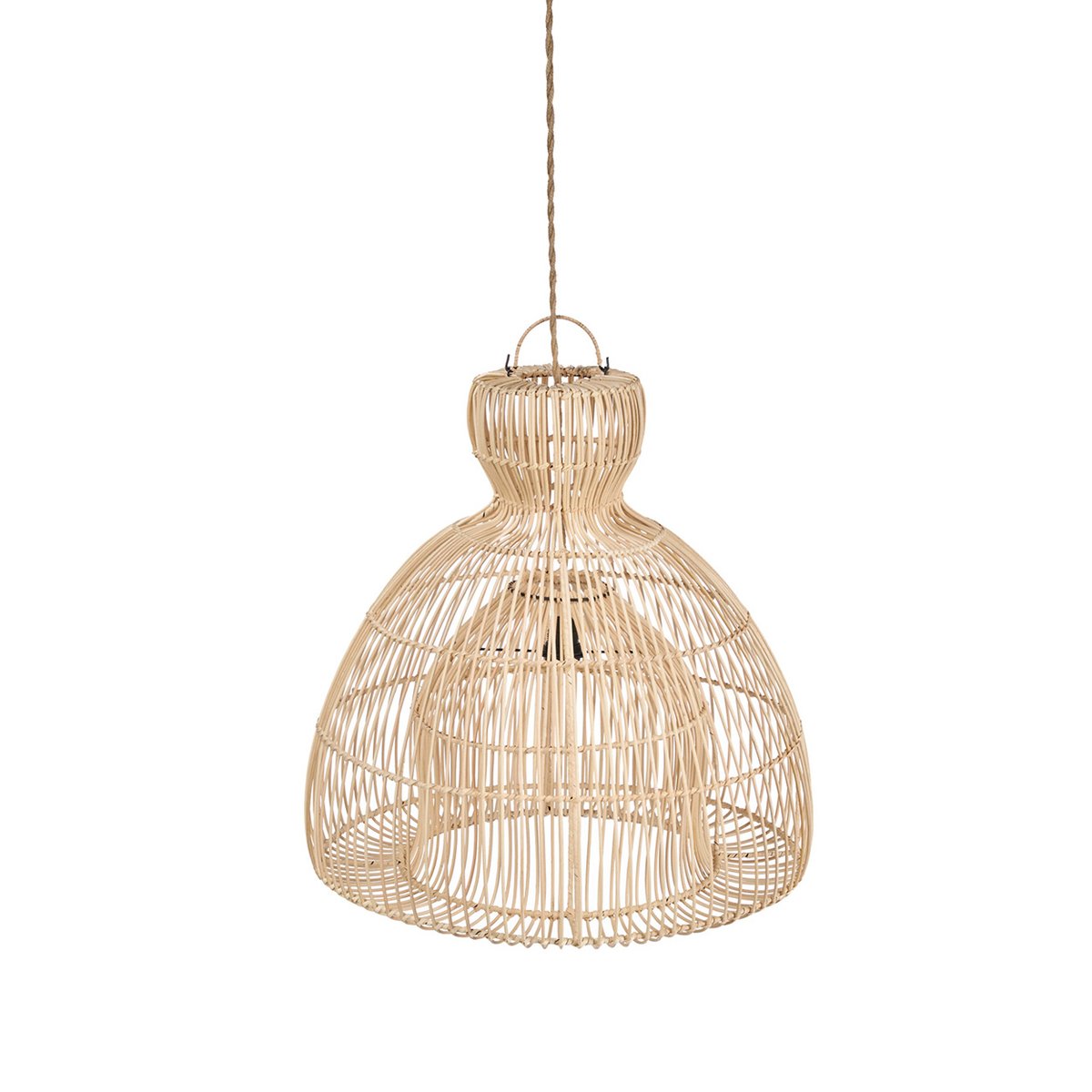 Suspension en rotin MATCHA WHISK beige, BAZAR BIZAR