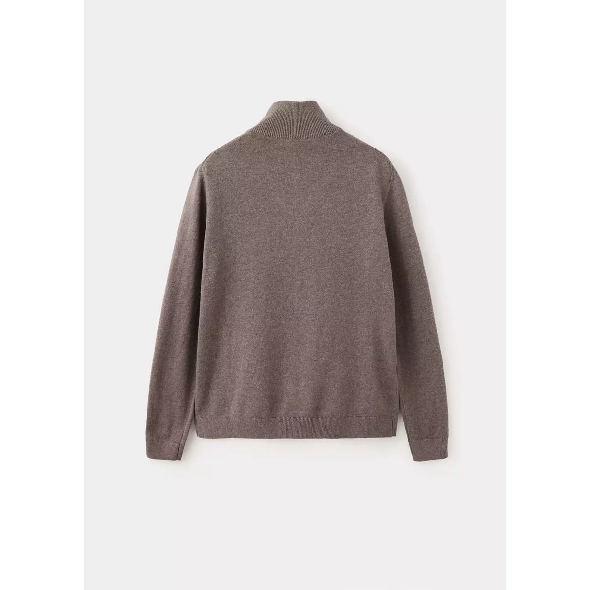 Cardigan maille fermeture Éclair marron, MANGO KIDS
