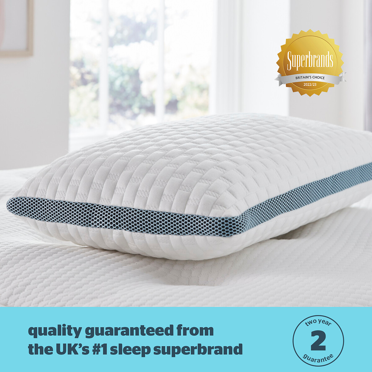 Geltex Pressure Relief Pillow white, SILENTNIGHT