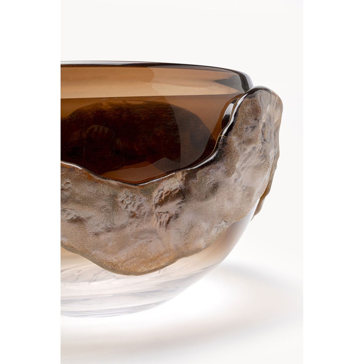 Coupe en verre texturé, PICO marron, KARE DESIGN