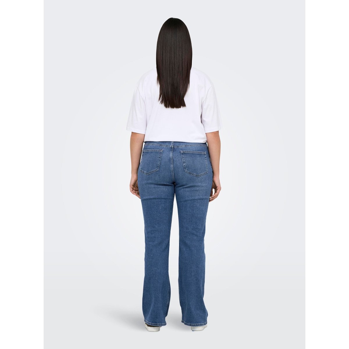 Jean Flared light blue denim, ONLY CARMAKOMA