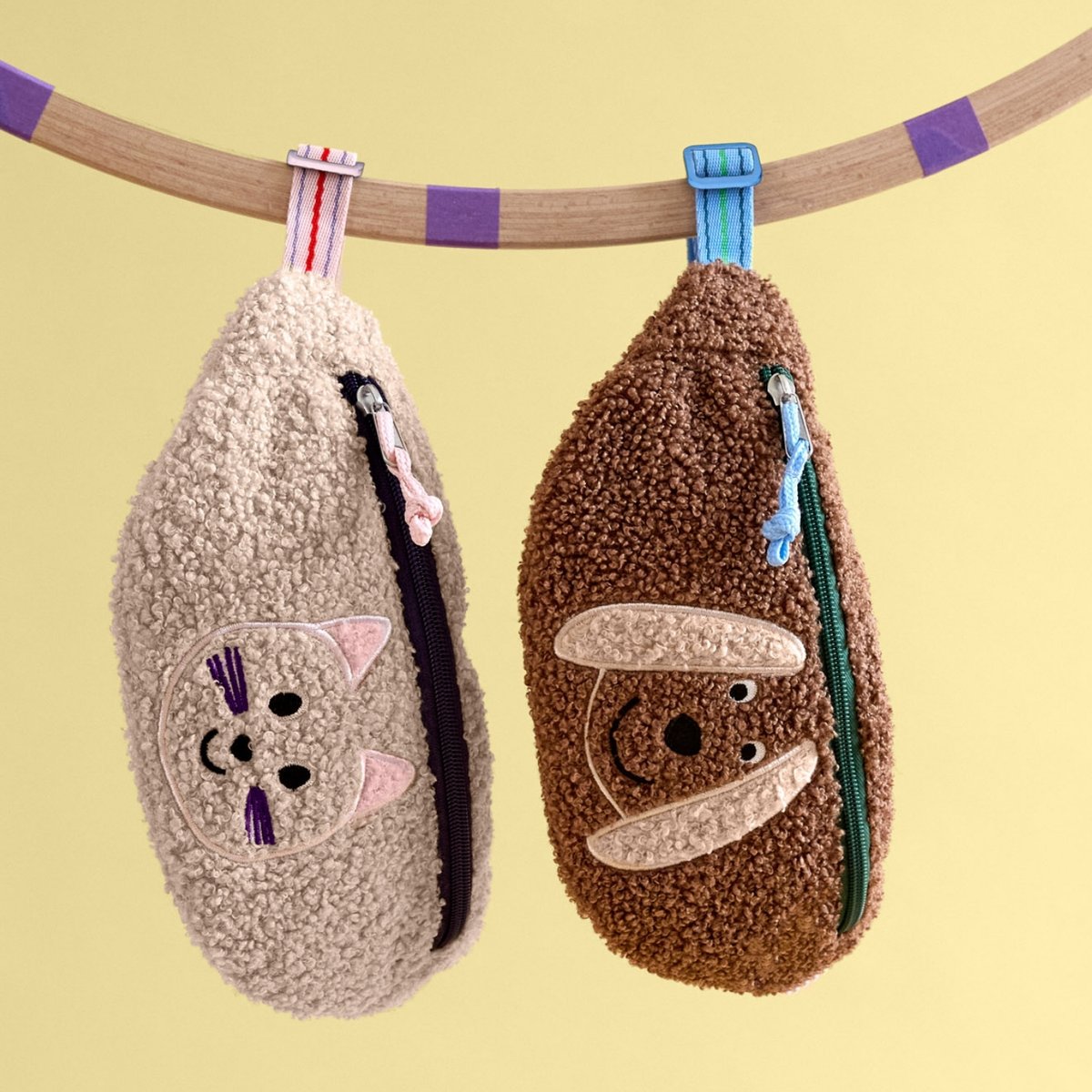 Mini sac banane beige, LASSIG