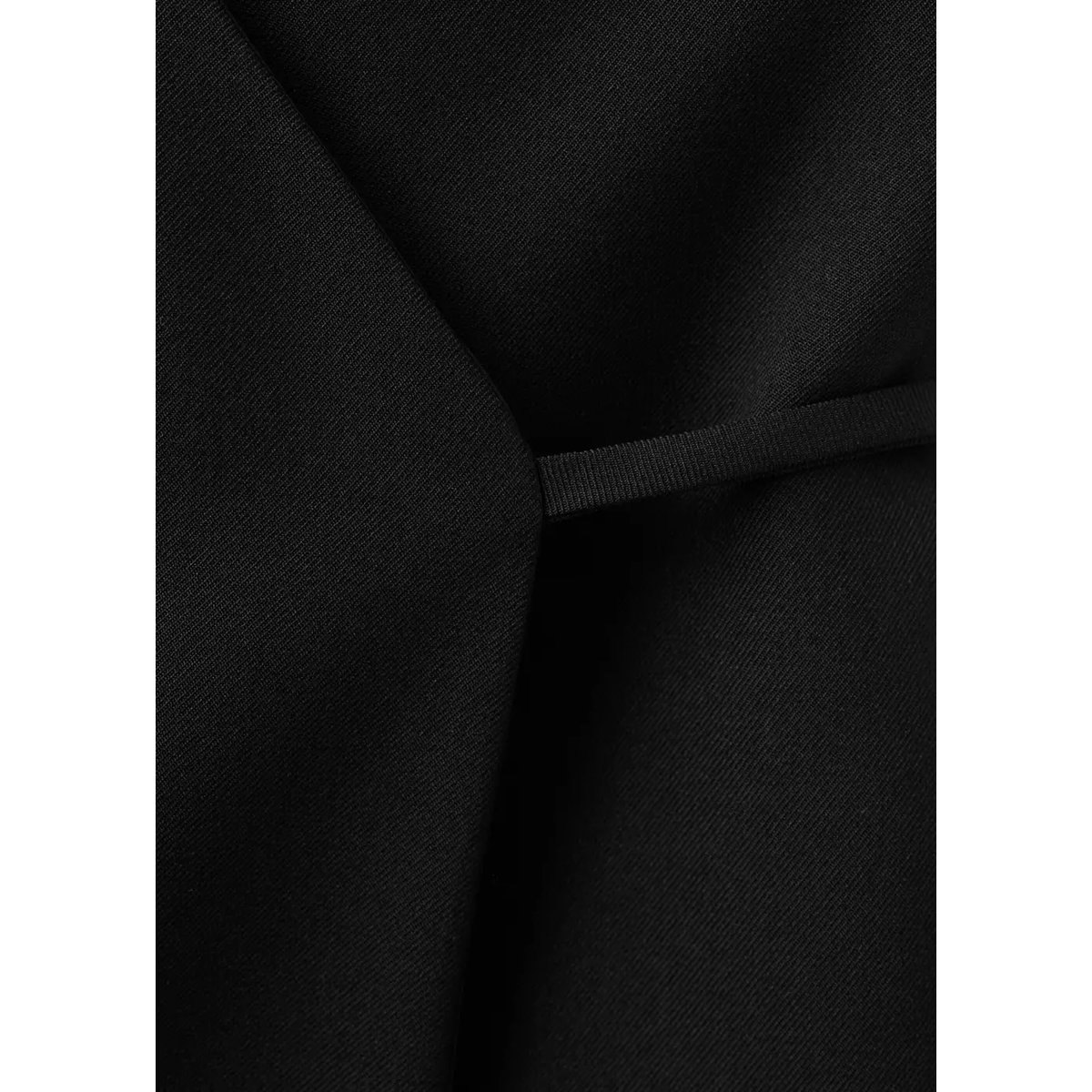 Gilet halter croisé noir, MANGO