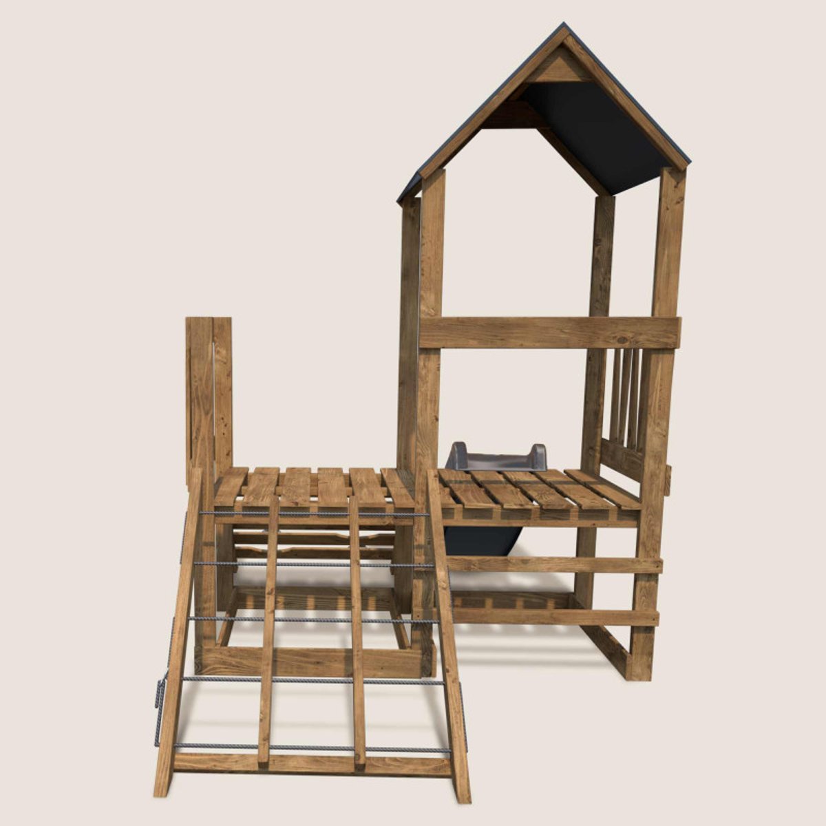 Aire de jeux en bois premier âge ATHENES marron, SOULET