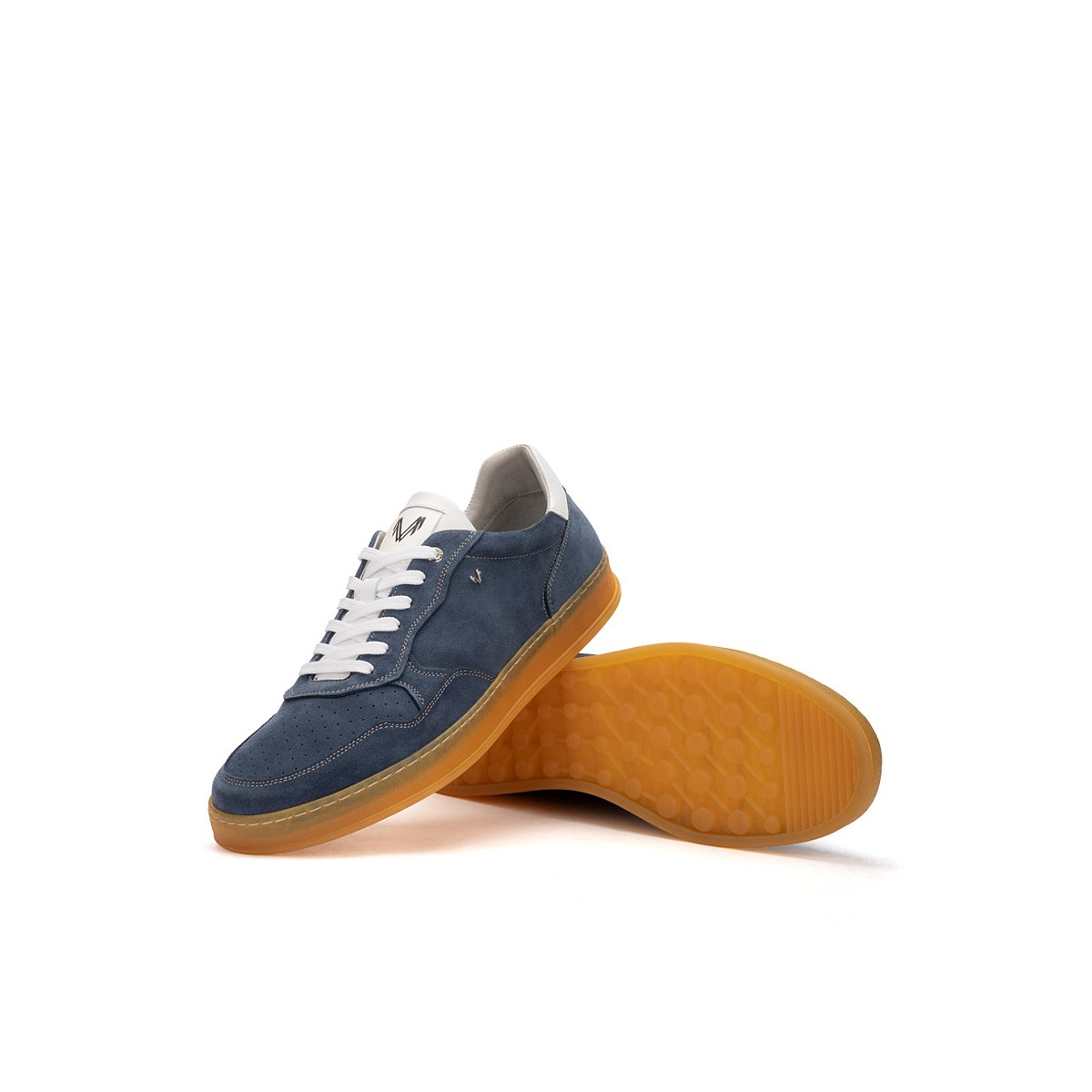 Baskets cuir Seaford azulmar, MARTINELLI