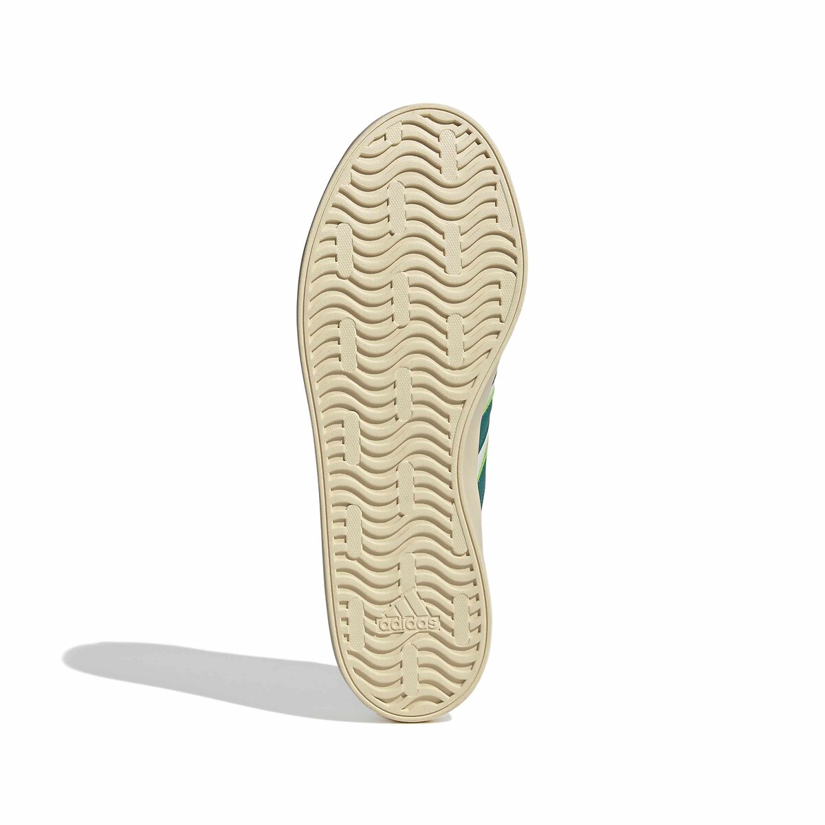 Baskets en cuir VL COURT 3.0 ecru/vert, ADIDAS SPORTSWEAR