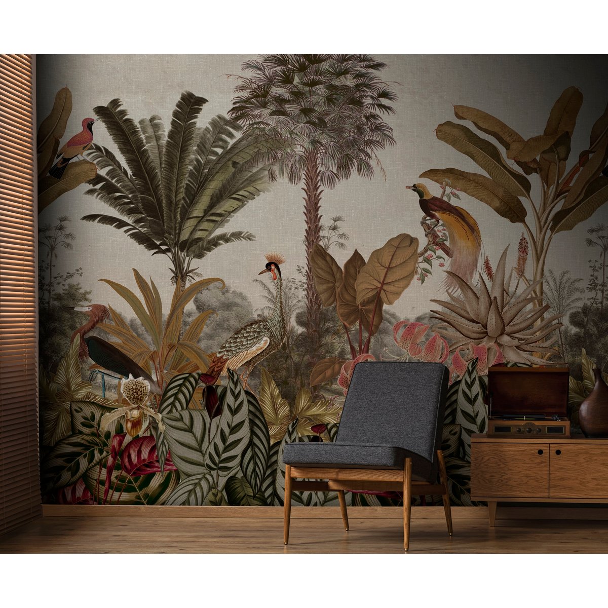 Papier peint panoramique Borneo multicolore, ART FOR THE HOME
