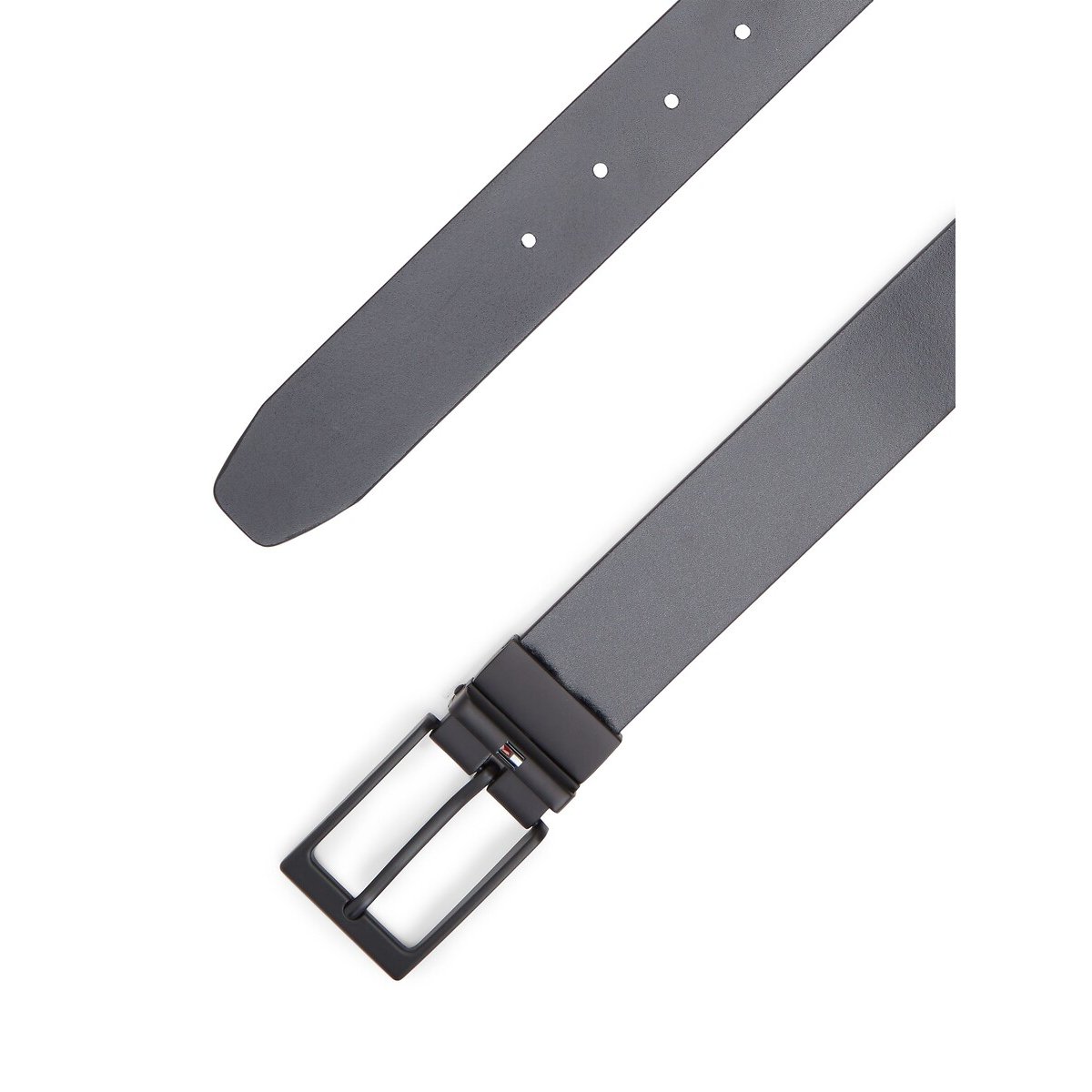 Layton omkeerbare leren riem 3,5 cm zwart, TOMMY HILFIGER