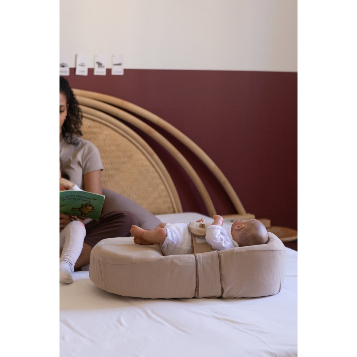 Cocon ergonomique bébé COCOONABABY avoine, BEABA