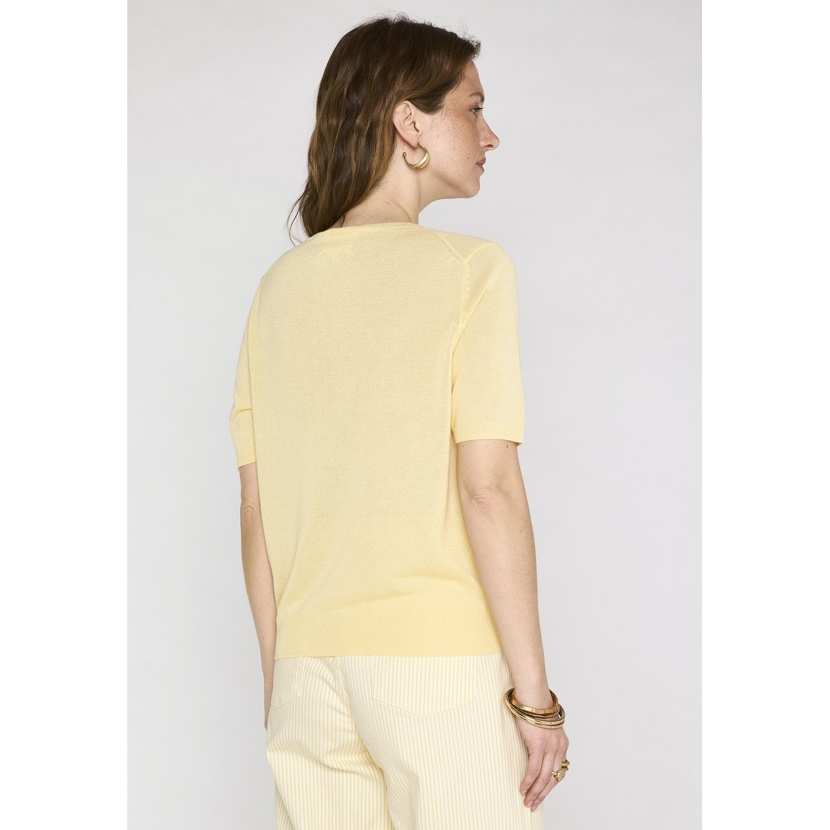 Gilet manches longues PAPRIKA citron, Maison 123