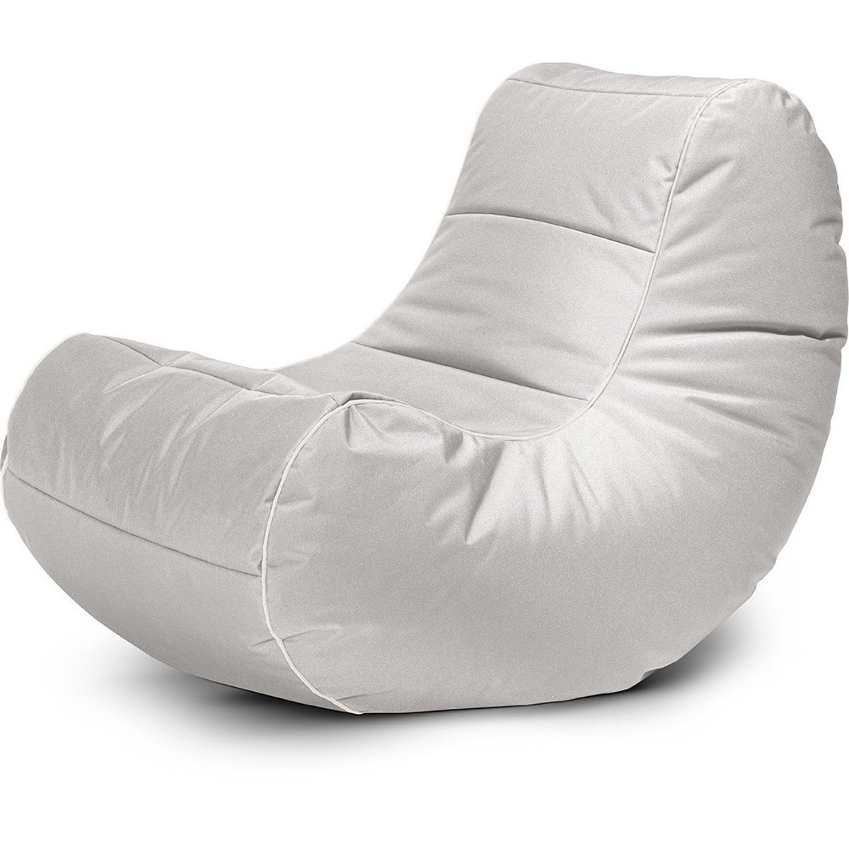 Pouf confort intérieur et extérieur SALSA SCUBA gris anthracite, MAGMA HEIMTEX