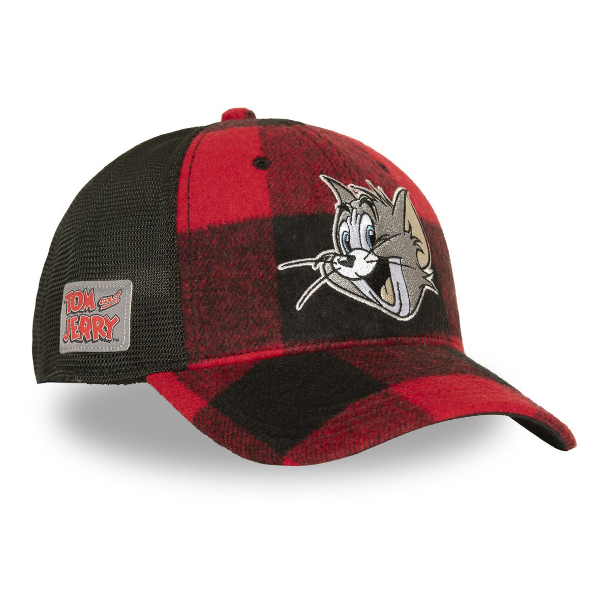 Casquette trucker Tom & Jerry noir/rouge/gris/blanc, CAPSLAB