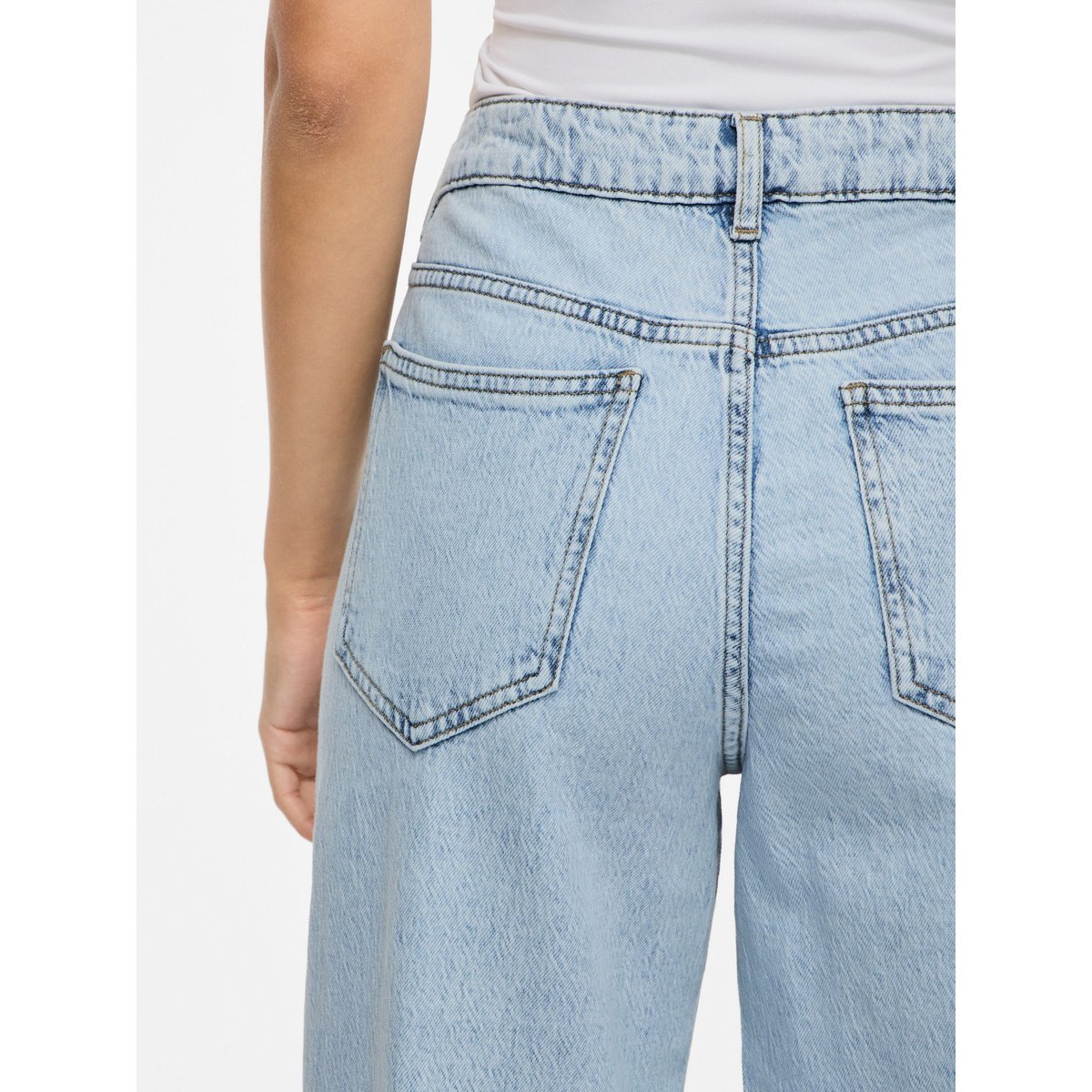 Jean Droit bleu - light blue denim1, VILA