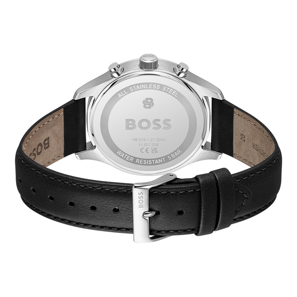 Montre Analogique  STRATUS argenté noir noir, BOSS