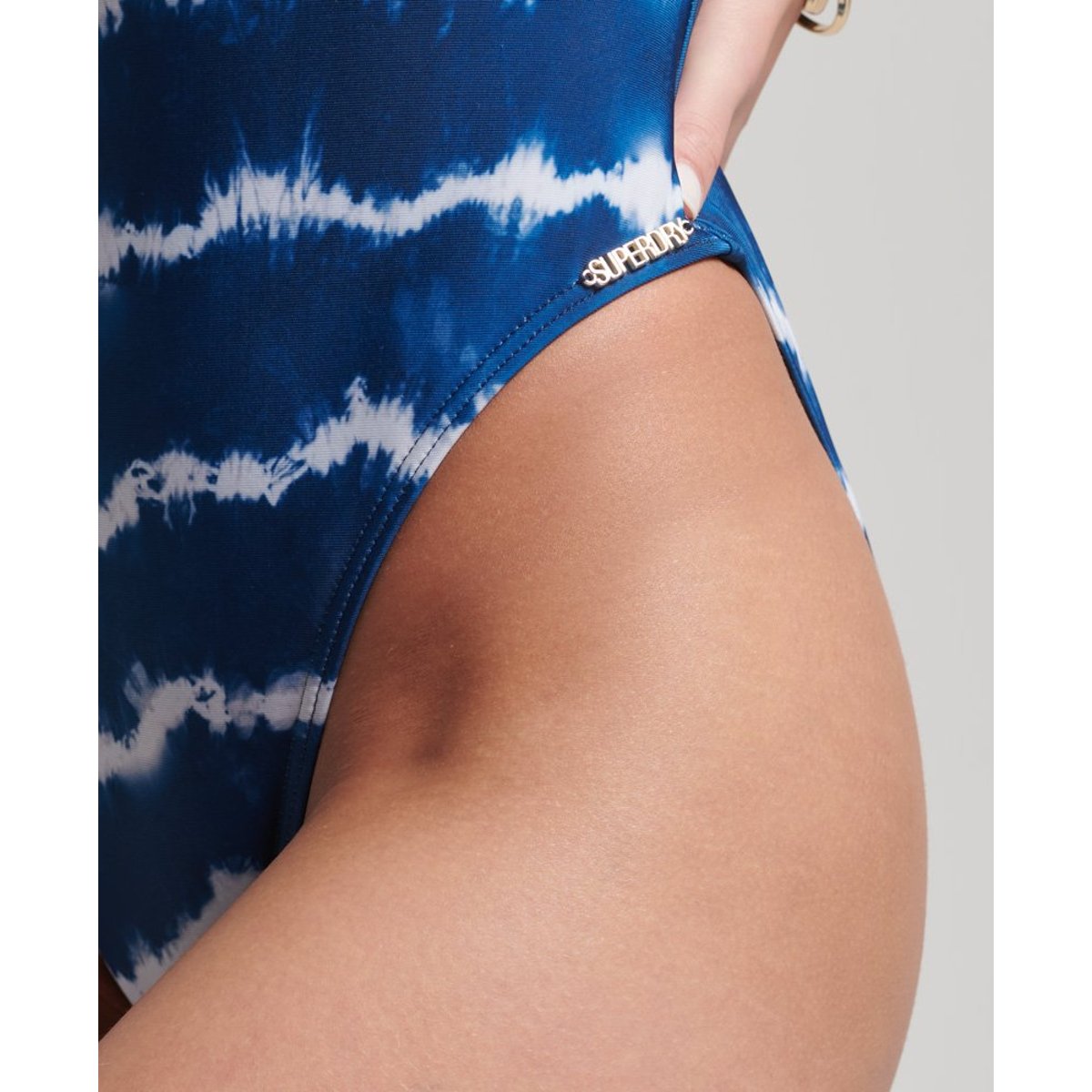 Maillot de bain Tie & Dye recyclé bleu marine tie & dye, SUPERDRY