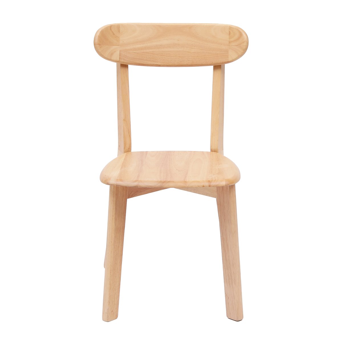 Lot de 2 chaises, bois massif, VITORIA bois naturel, NORDLYS
