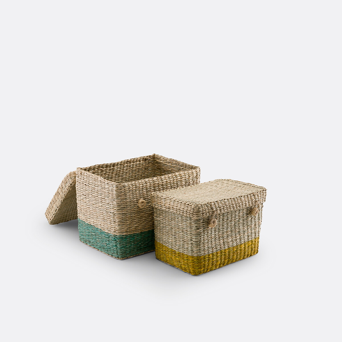 Lot de 2 malles en herbier, Fanero multicolore, LA REDOUTE INTERIEURS
