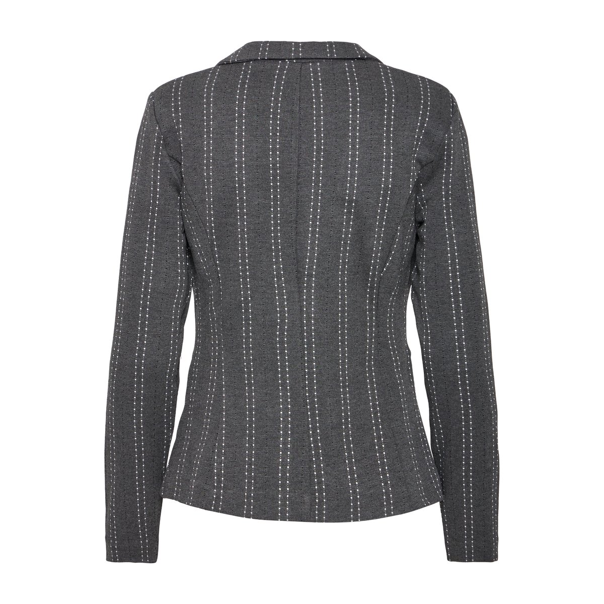 Blazer gris rayures dark grey melange stripe, ICHI