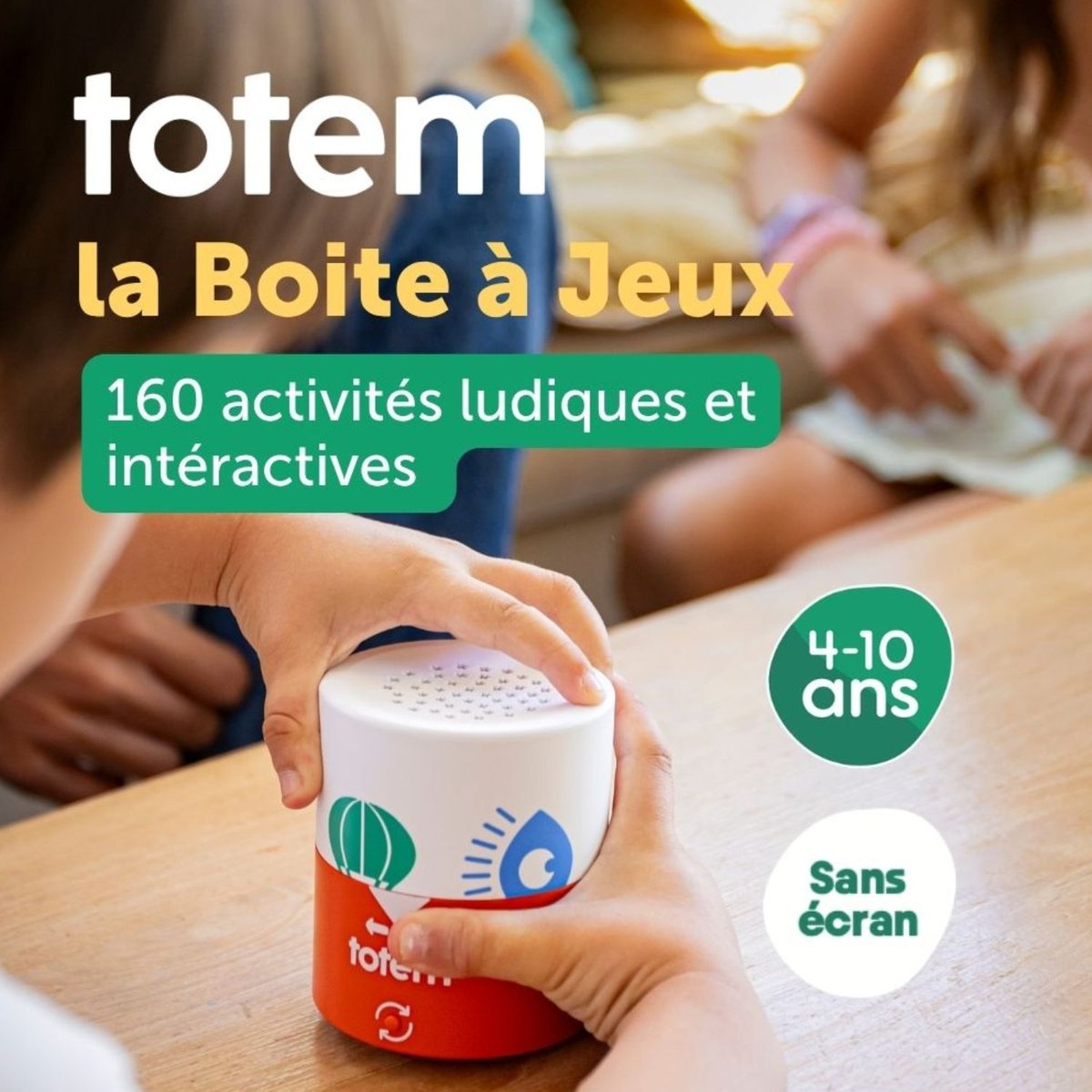 Totem la boîte à jeux éducatifs sonores couleur unique, MORPHEE