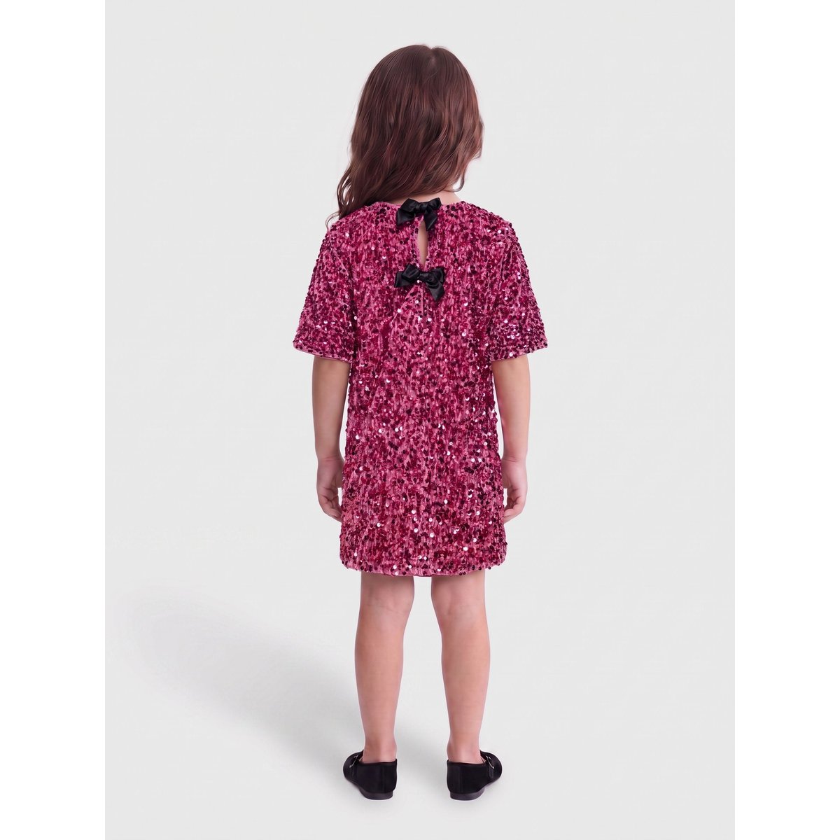 Robe En Maille rose - rose wine 1, KIDS ONLY