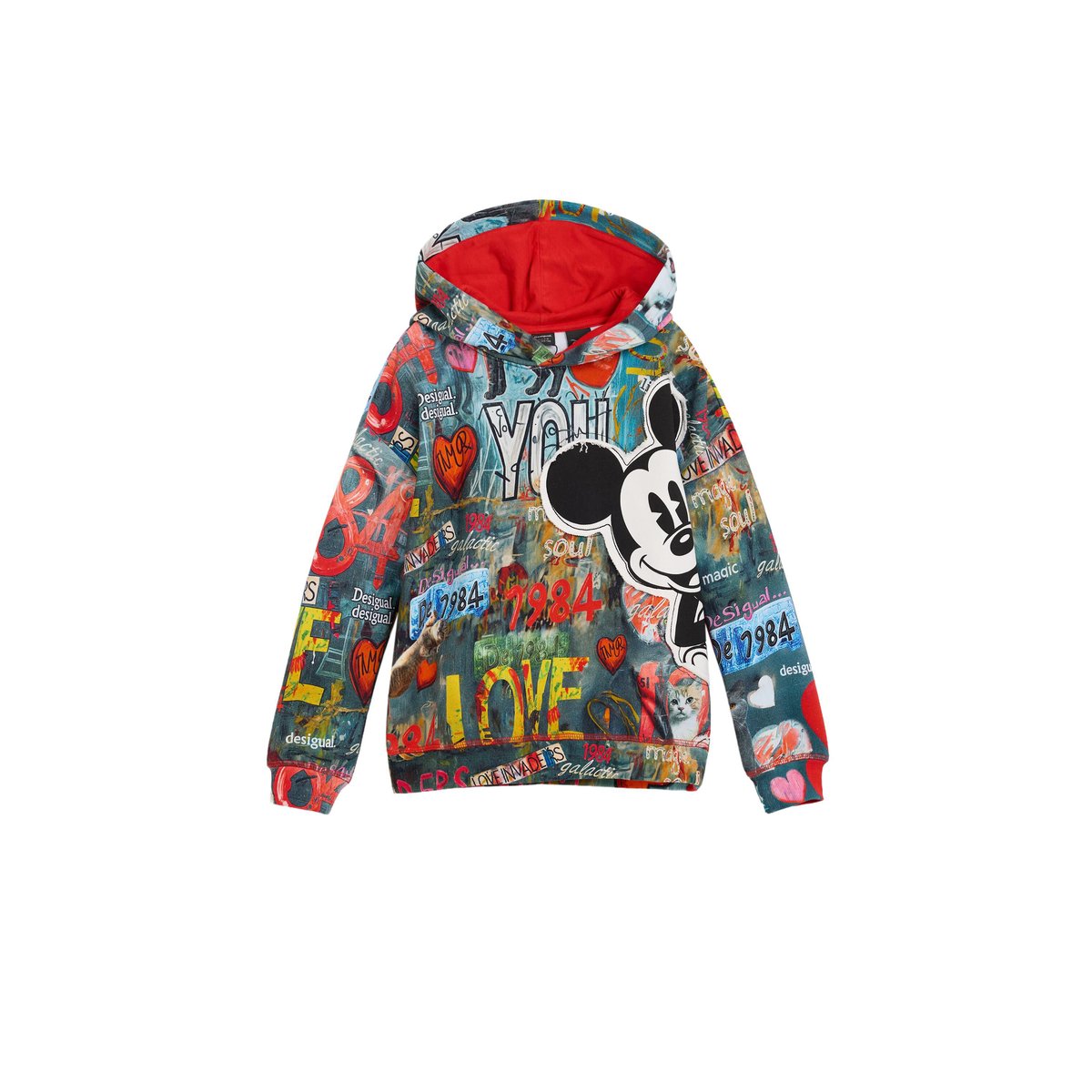 Sweat à capuche Disney™ noir, DESIGUAL