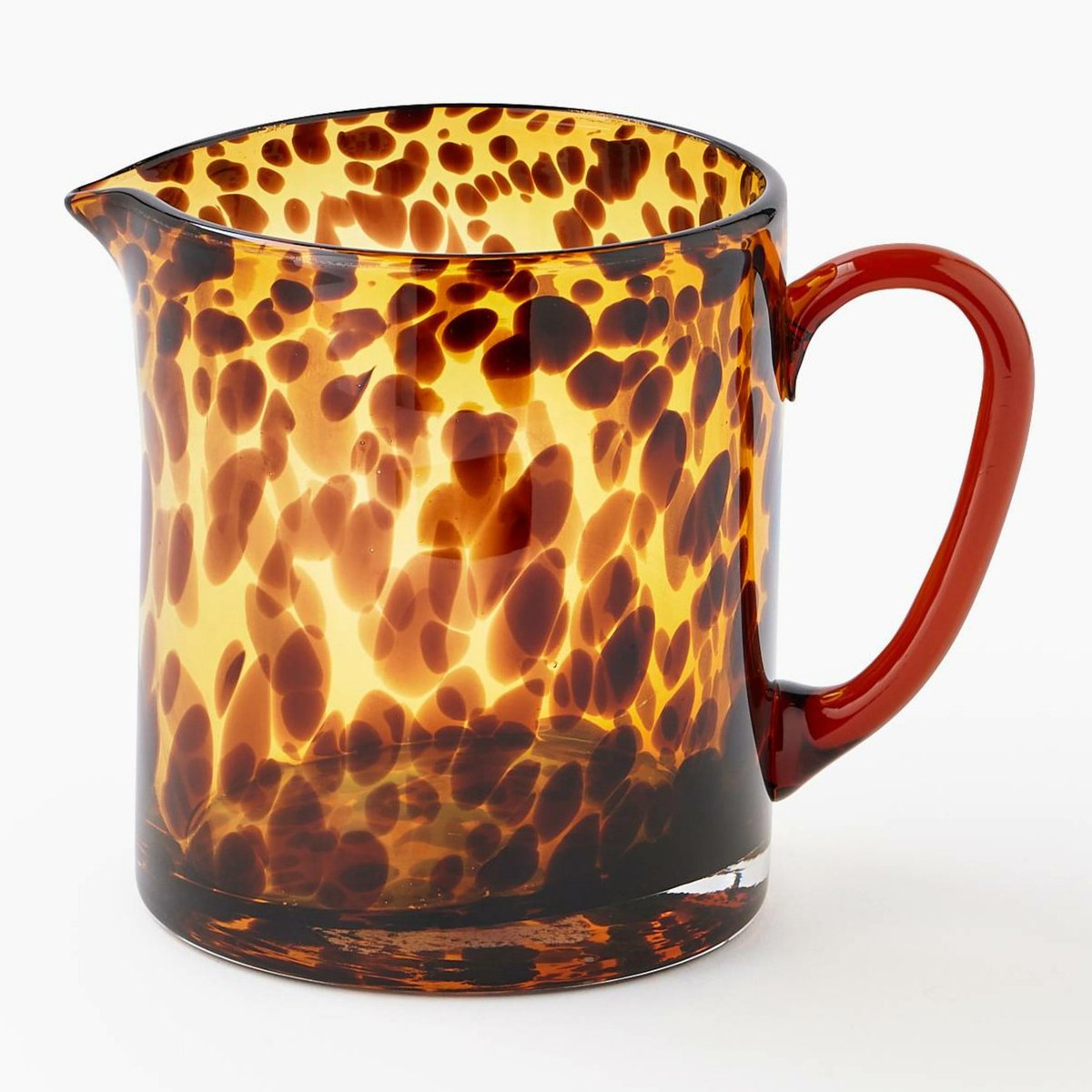 Pichet finition tachetée, 1,1L ambre, MONOPRIX