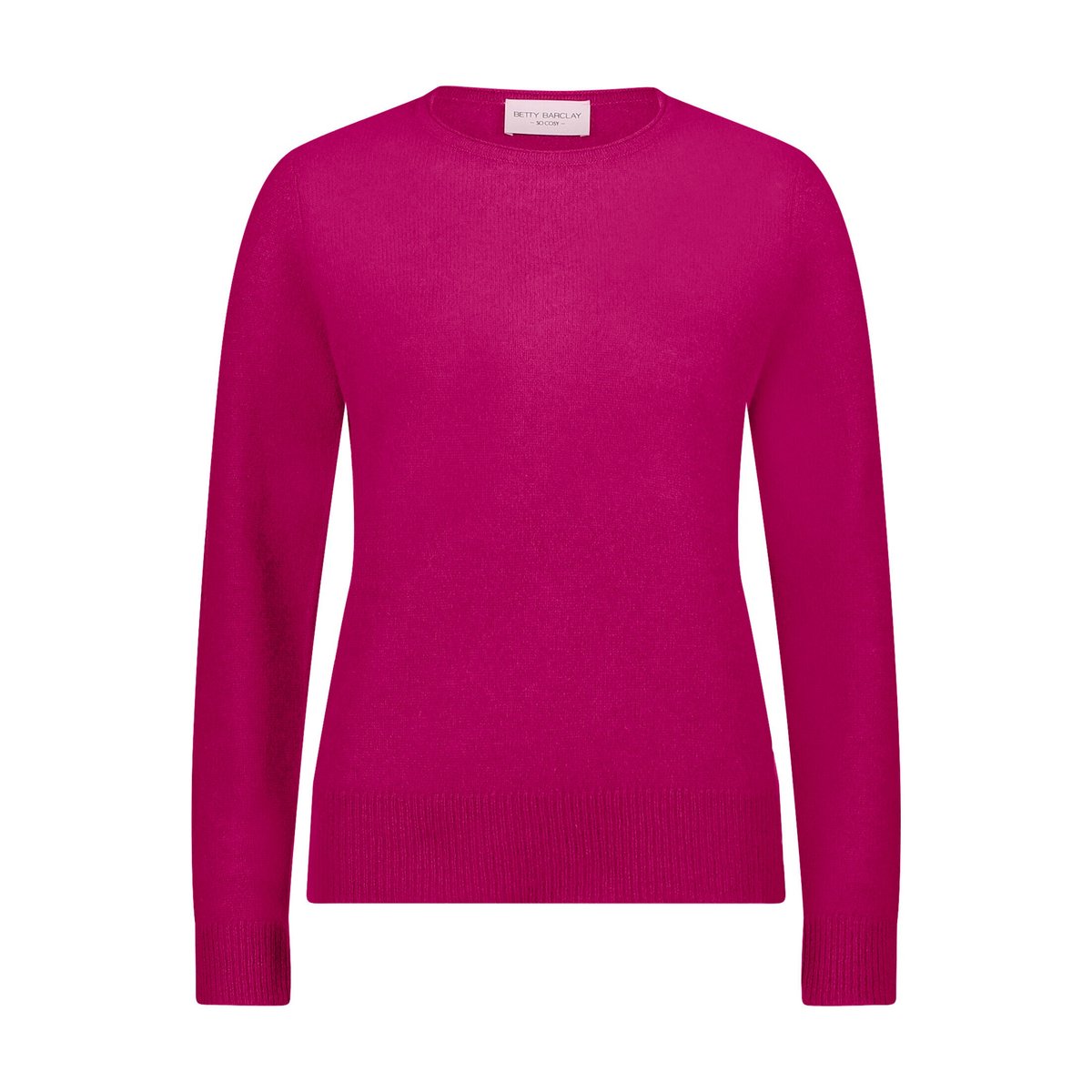 Pull en cachemire à encolure ronde festival fuchsia, BETTY BARCLAY