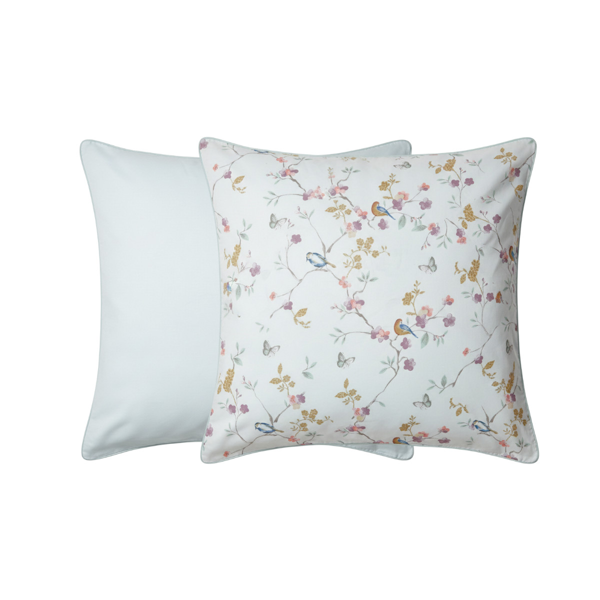 Taie D'oreiller   Satin De Coton - JARDIN SUSPENDU motifs, TRADITION DES VOSGES