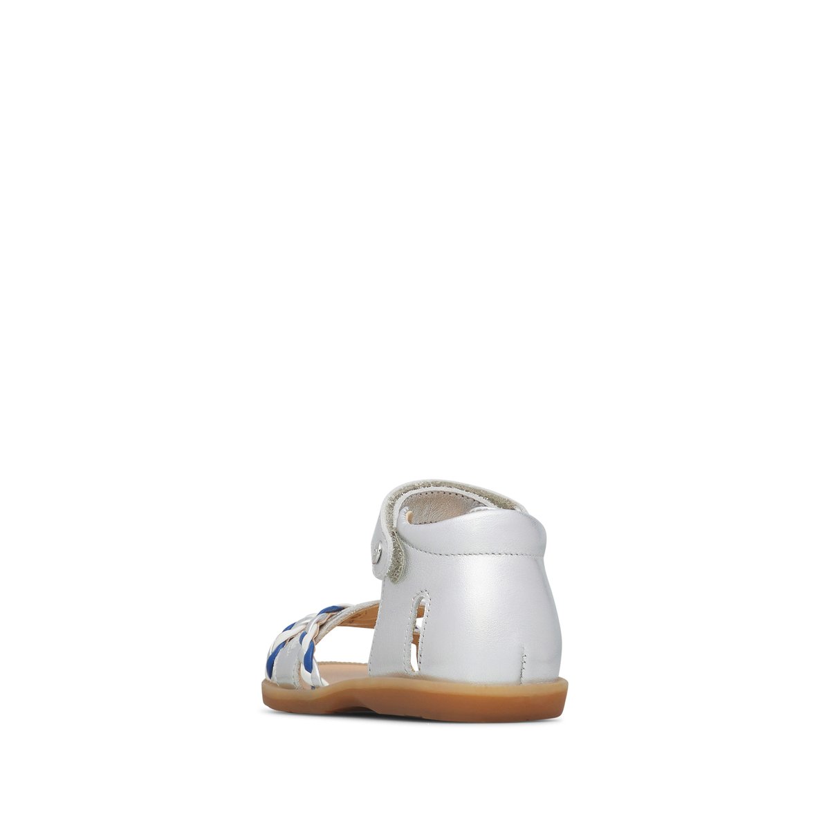 Sandales en cuir LUNET argent-, NATURINO