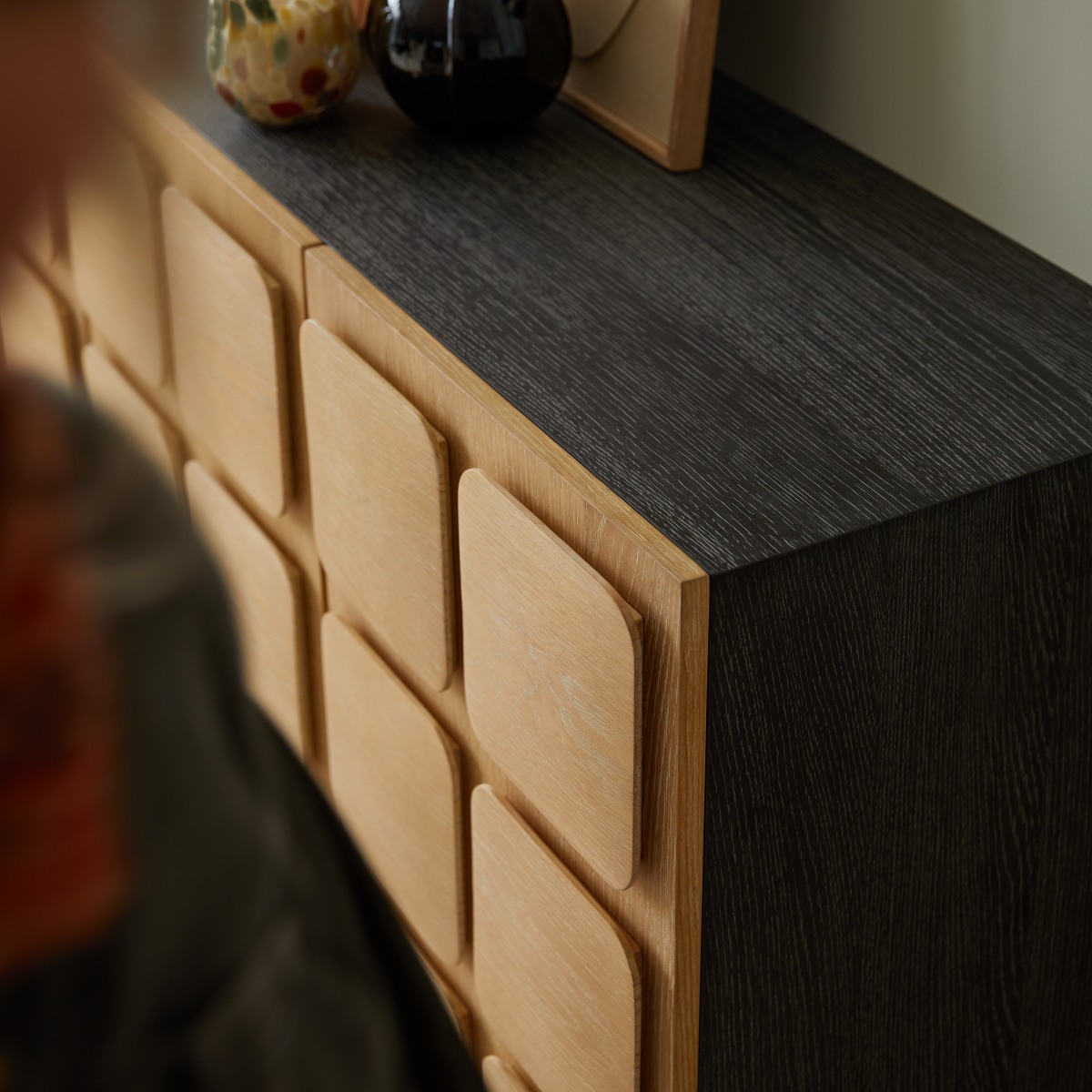 Buffet bas en Chêne massif, CÉSAR naturel, TIKAMOON