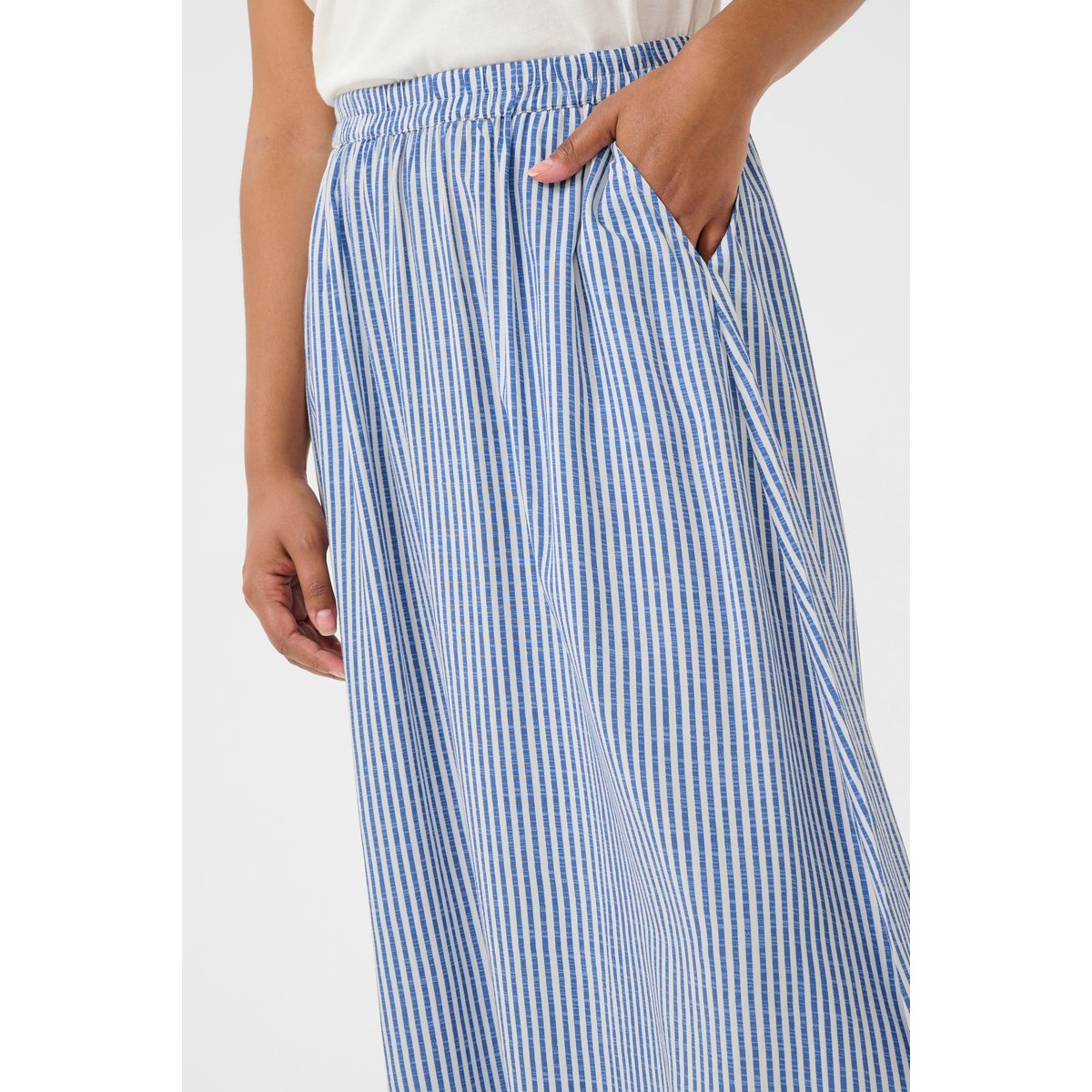 Jupe casual bleu milkboy, CREAM