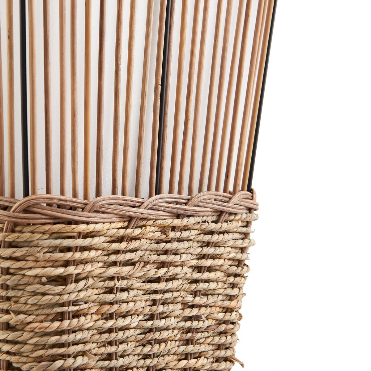 Plafonnier en bambou traditionnel, Jacinto bambou naturel, LINDBY