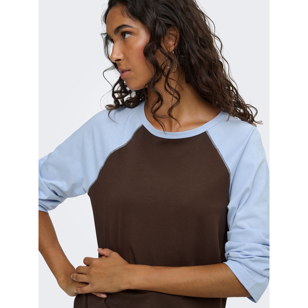 Top marron - coffee bean 1, JDY