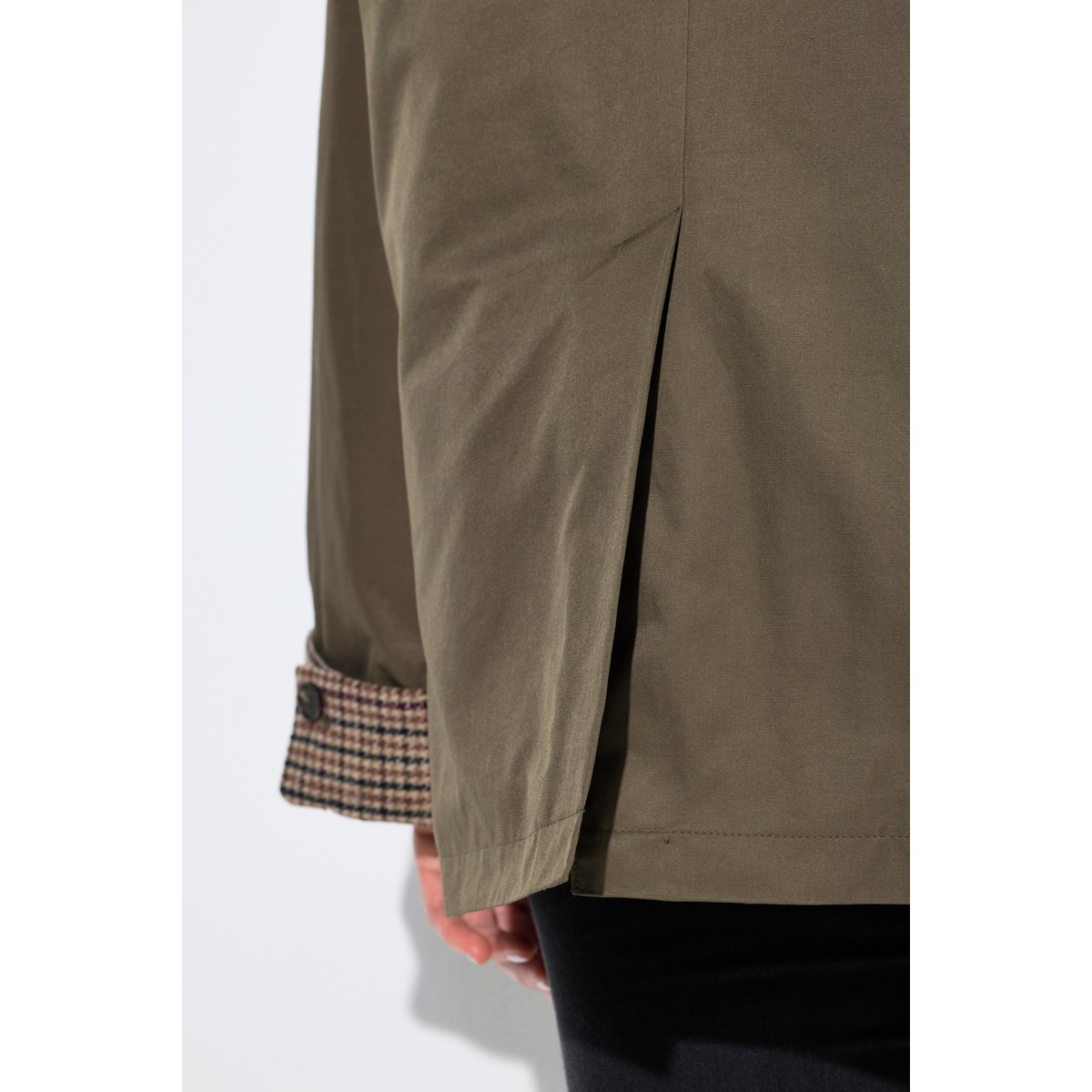 Barnjacket technique, matière déperlante vert loden, ULLA POPKEN