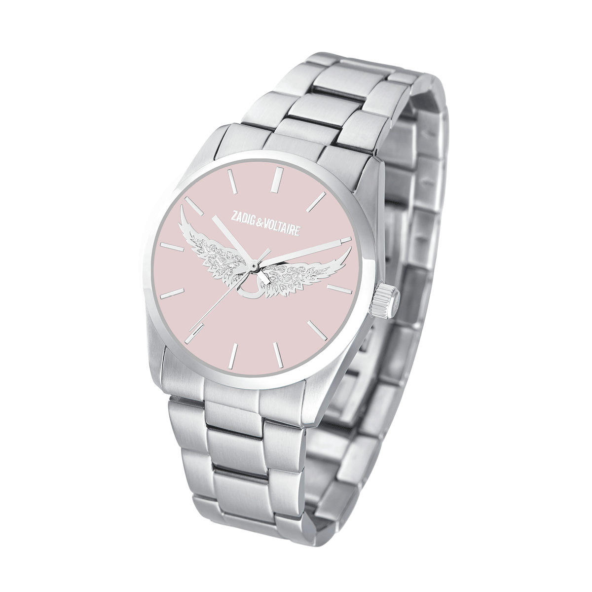 Montre Analogique  ZADIG argenté rose argenté, ZADIG&VOLTAIRE